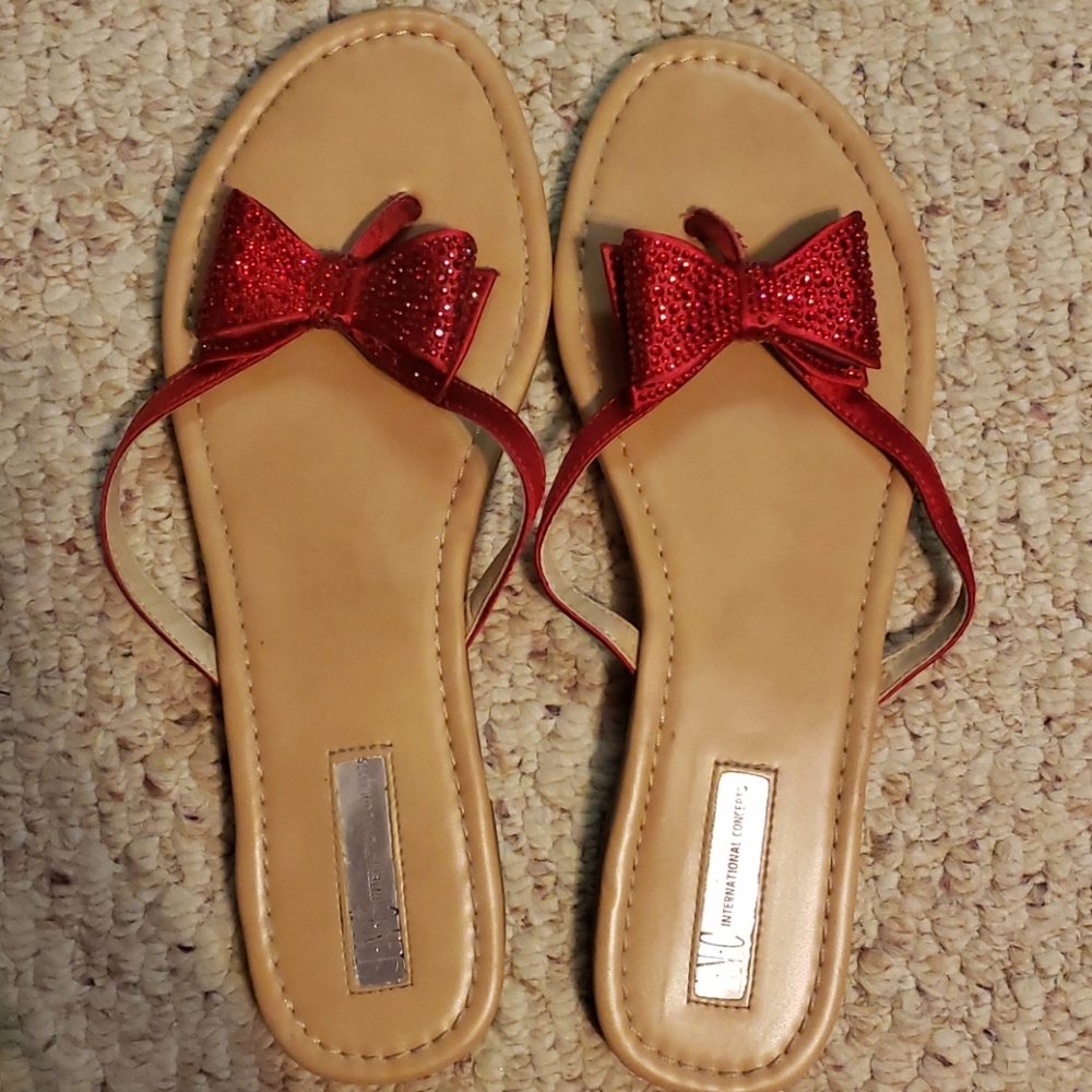 INC Red Sandals